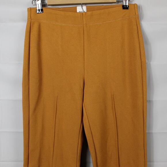 Maeve Mustard Wide Leg Pants - Picture 2 of 12